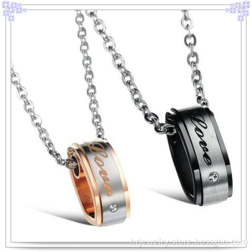 Pendant Fashion Stainless Steel Jewelry Lover Necklace (HR2047)